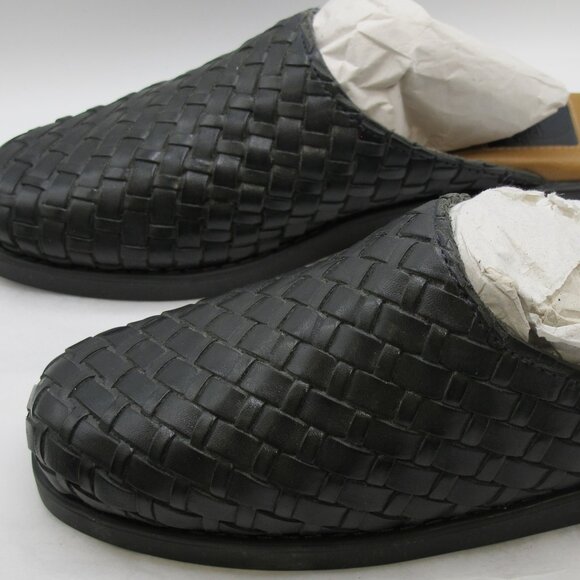 Decoys by Auditions black braided leather slip onin 8.5N - Picture 2 of 6
